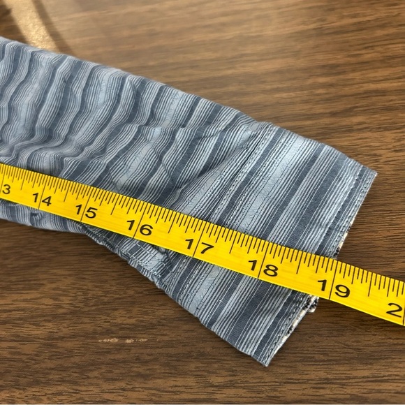 PANHANDLE western Blue Striped Shirt S - Picture 7 of 11